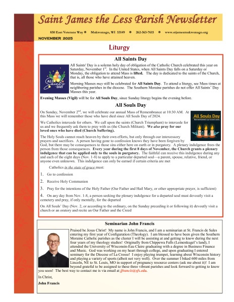 November 2025 newsletter